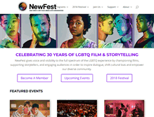 Tablet Screenshot of newfest.org